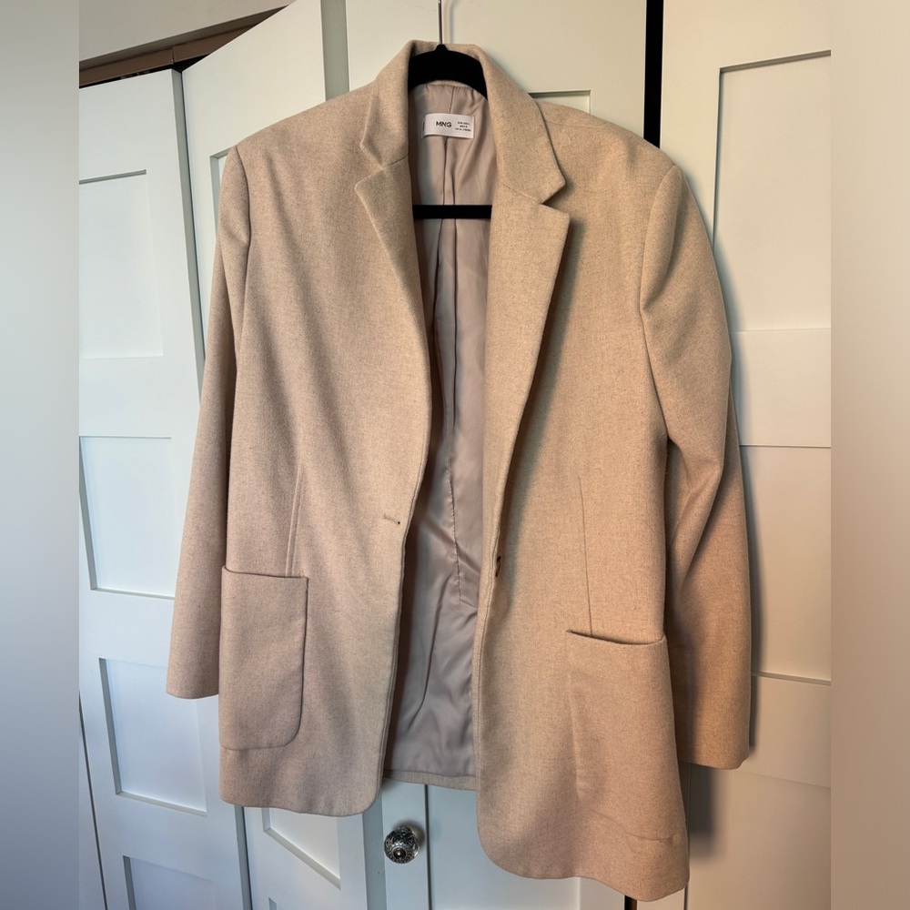 Mango wool blend blazer